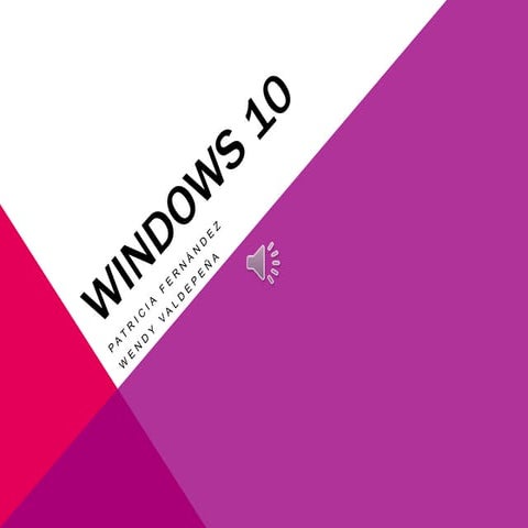 Introducción a Windows 10 | PPTX