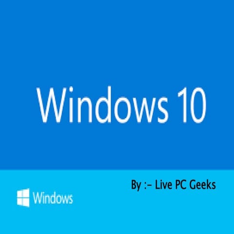 Windows 10 features