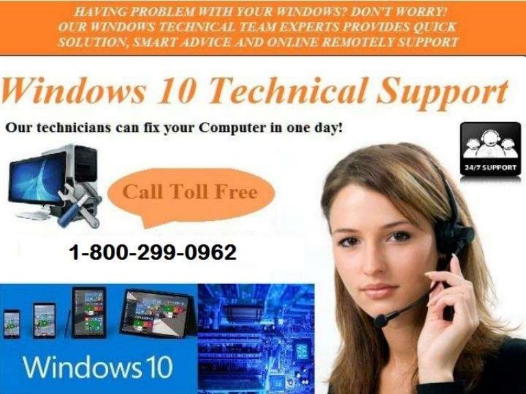 Windows 10 Technical Support Number 1 8002990962