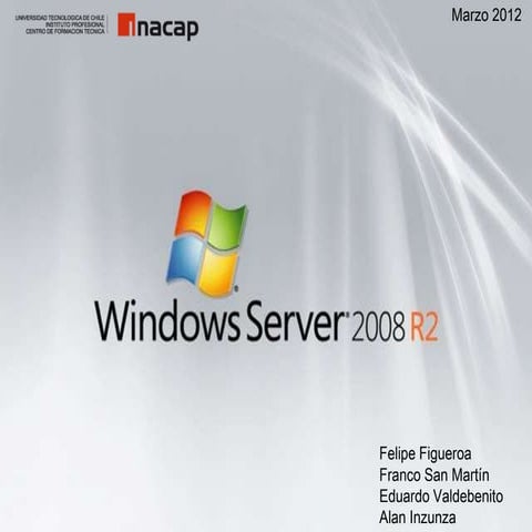 Windows 2008 server R2 Aspectos Generales | PPTX