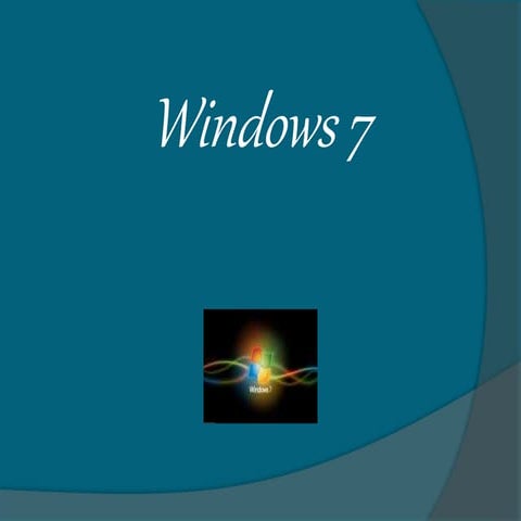 sistema operativo windows 7 | PPTX