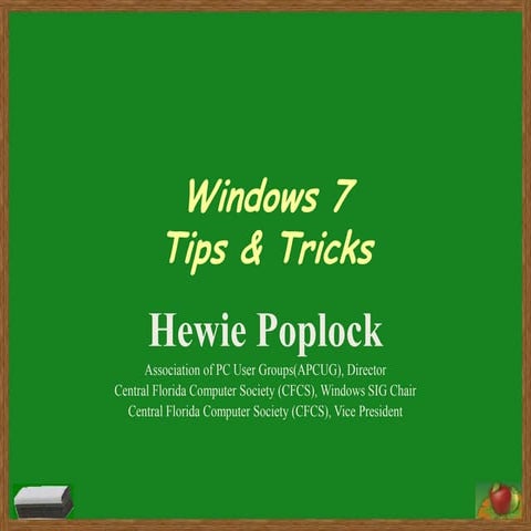 Windows 7 and Office 2010 | PPTX