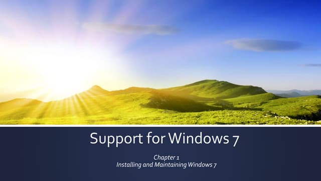 70-680 Windows 7 configuring
