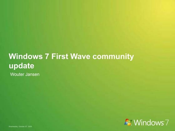 Windows XP, End of Life Webinar - 26th September 2013 | PPT
