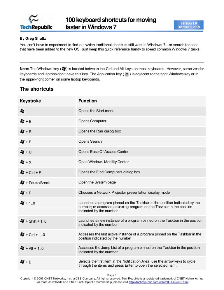 Windows 7 keyboard_shortcuts