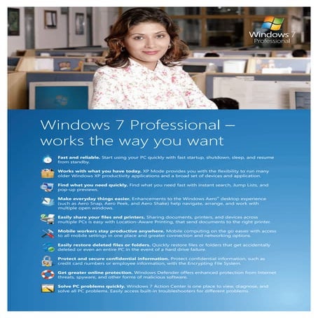Windows 7 Professional Features 