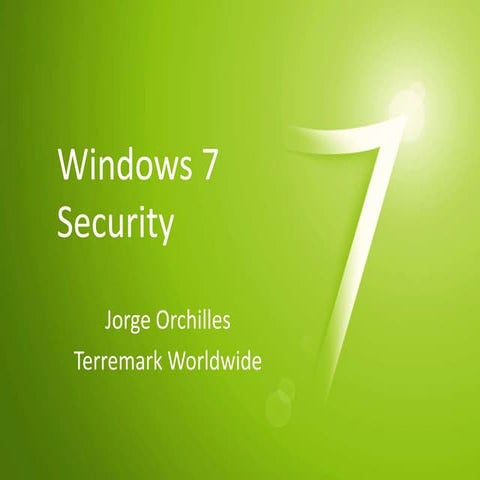 Windows 7 Security