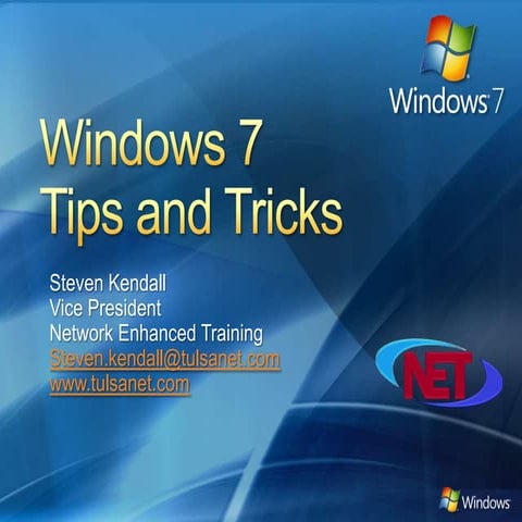 Windows 7 Tips And Tricks