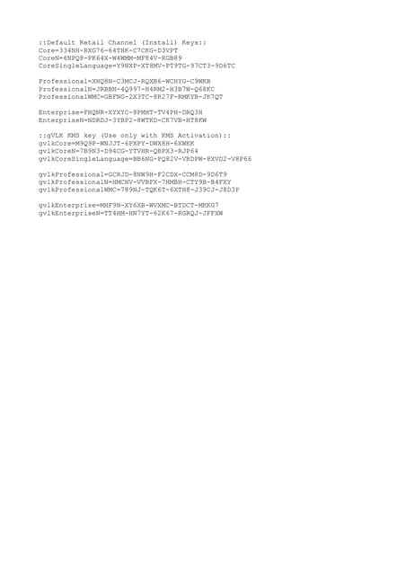 Windows 8 keys and acivator .. 