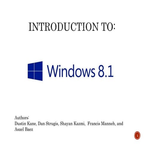 Windows 8.1 Guide