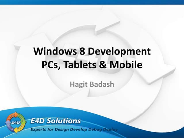 Windows 8 Development 