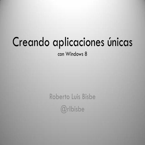 Windows 8 Universidad de Valencia