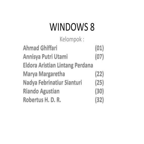 Tugas 2 - Windows 8 Mulok