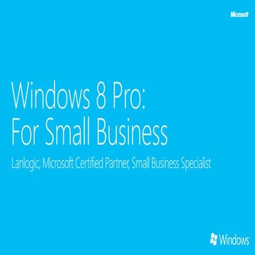 Windows8 Pro for Small Business