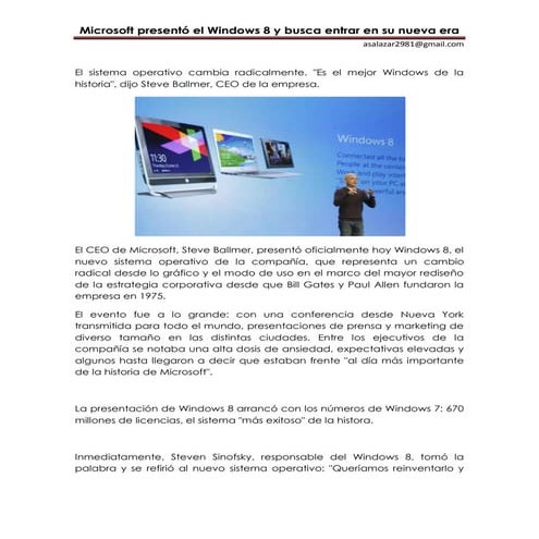 Windows 8 y una nueva era