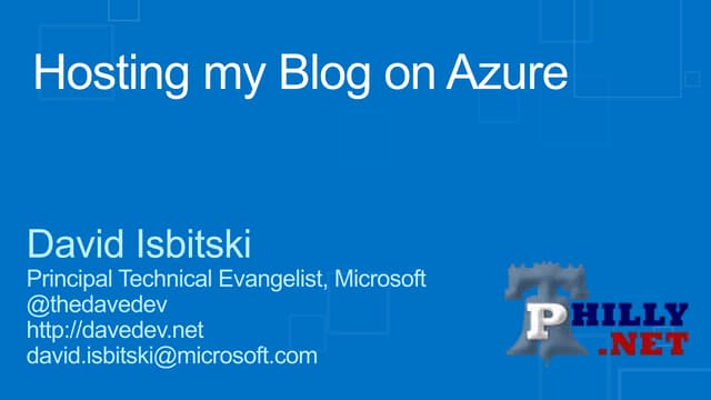 Hosting a WordPress Blog on Azure Websites