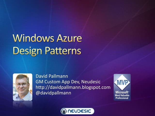 Windows Azure Design Patterns