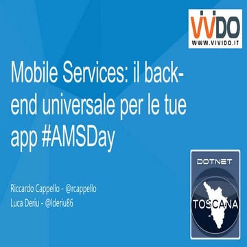 Windows Azure - Mobile Services