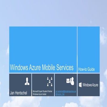 Windows Azure Mobile Services