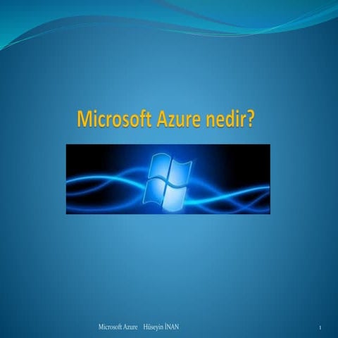 Windows Azure Nedir ?