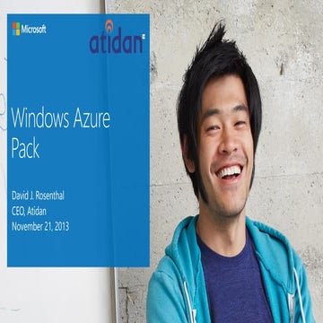 Windows Azure Cloud Overview - From Atidan