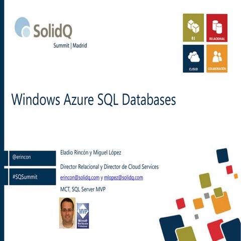Windows Azure SQL Databases