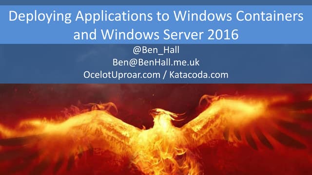 Deploying applications to Windows S...