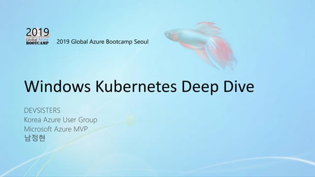 Windows Kubernetes Deep Dive