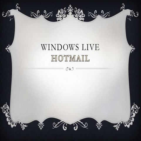 Windows live hotmail