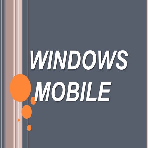 Windows mobile