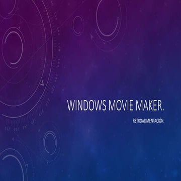 Windows movie maker