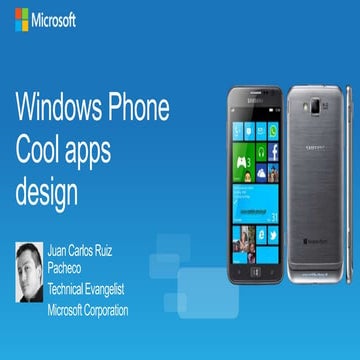 Windows Phone : cool apps design