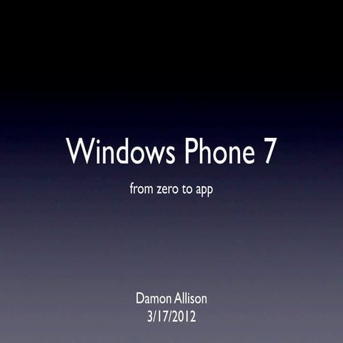 Windows phone 7
