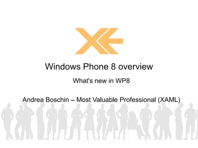 Windows phone 8 overview