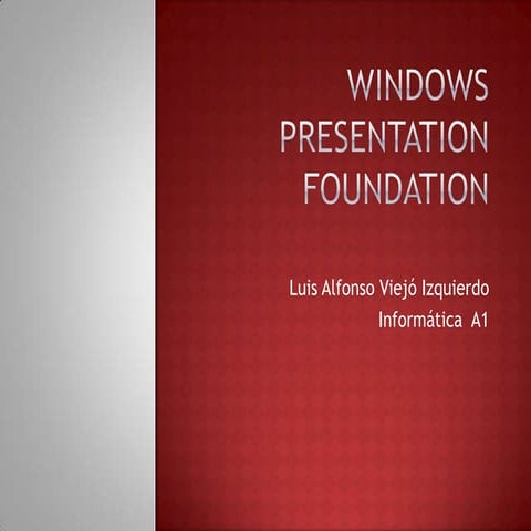 Windows presentation foundation