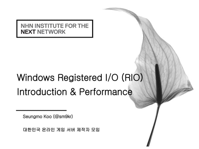Windows Registered I/O (RIO) vs IOCP