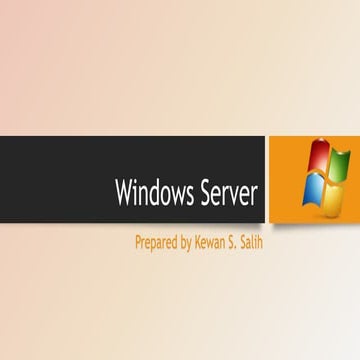 Windows server | PPT