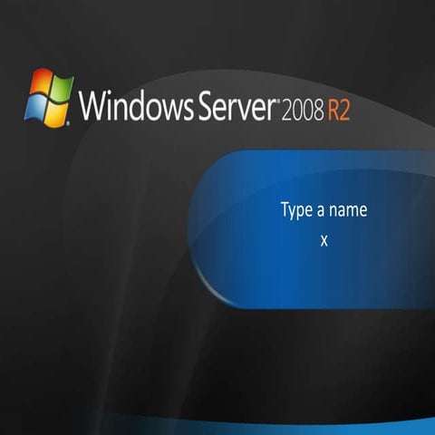 Windows server 2008 r2