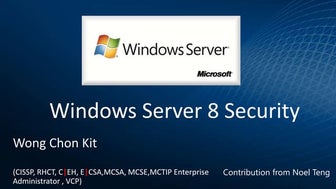 Windows Server 8 Security Improvement