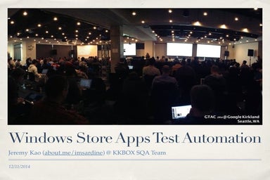 WinAppDriver - Windows Store Apps Test Automation