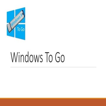 Windows To Go 7 & 8 - Arabic