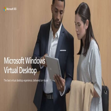 Windows virtual desktop l100 presentation