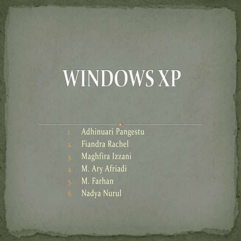 Sejarah Windows xp
