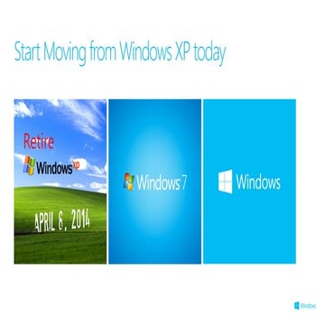 SLBdiensten XP sessie: Windows XP End of Support
