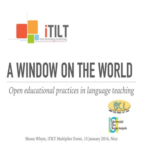 Open educational practices in language teaching