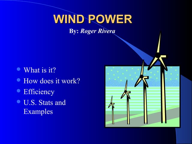Windpower