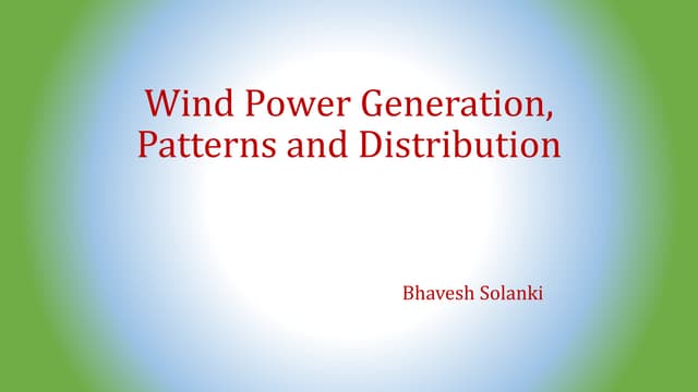 Wind Power