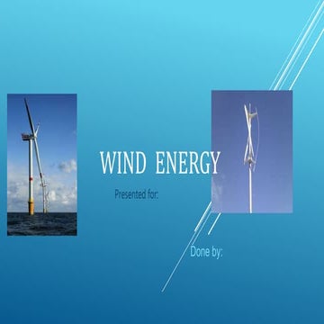 Wind Energy ppt