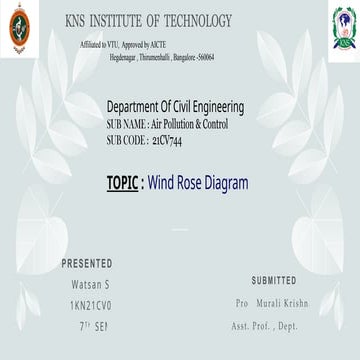 Information about wind rose diagram in civil | PPTX