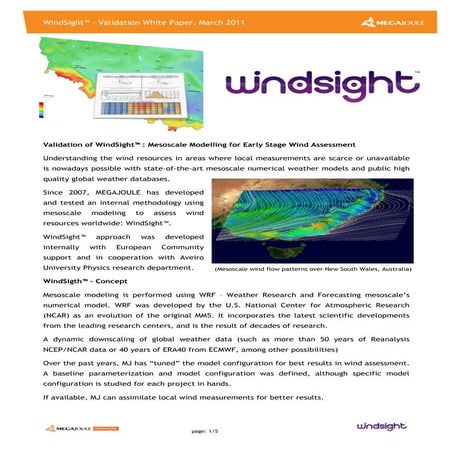 WindSight Validation (March 2011)